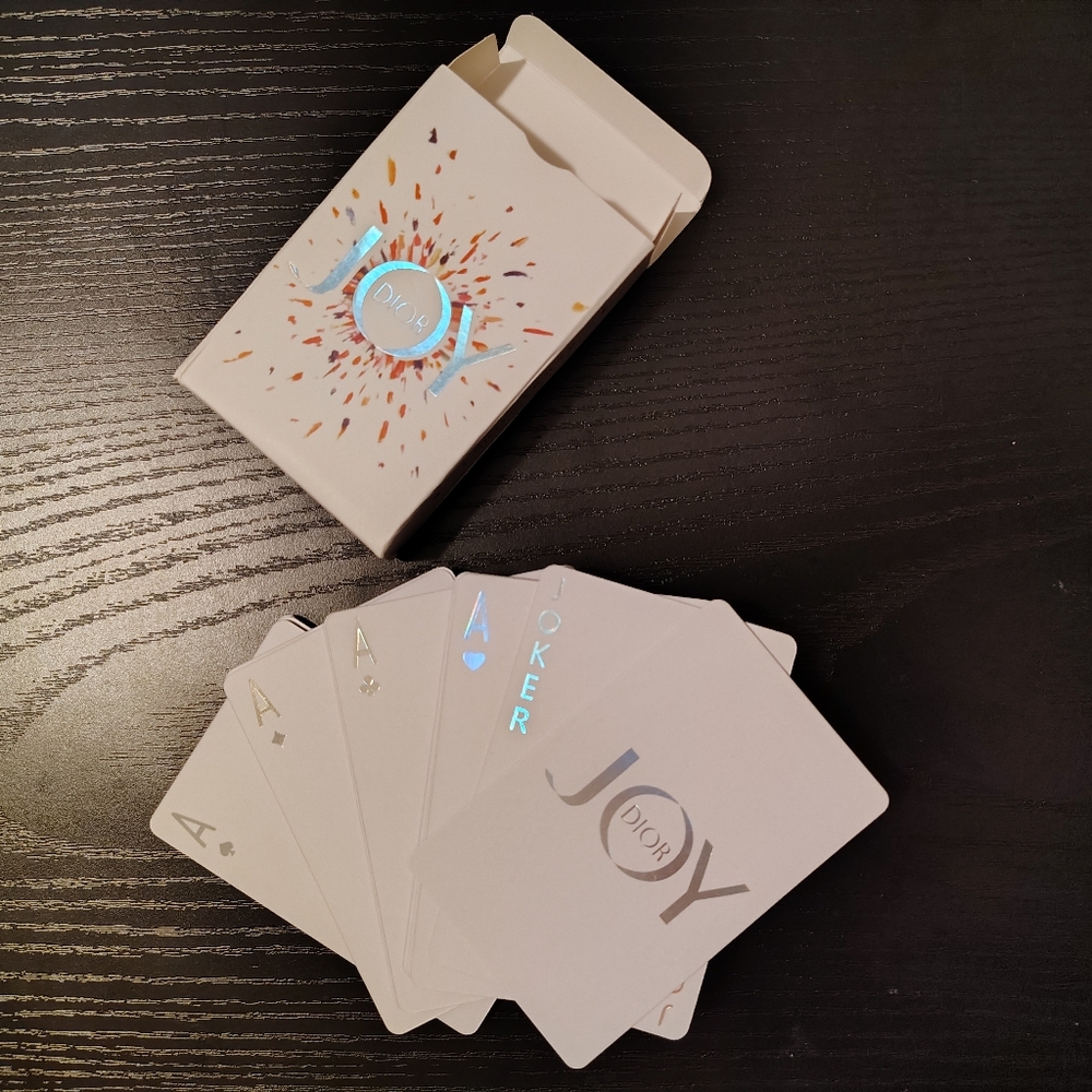 Dior Joy Playing Cards